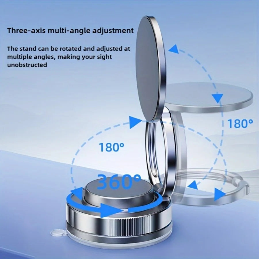Suction Cup Phone Mount Magnetic Phone Holder for Car 360°
