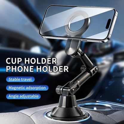 MagSafe Car Cup Holder Phone Mount | Universal 360°