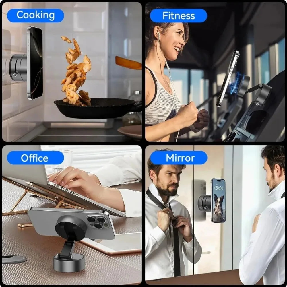 Car Foldable 360° Rotation Phone Holder Display GPS Cellphone Mount