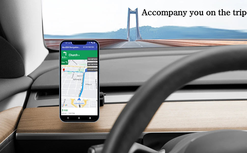 Magnetic Wireless Car Charger Mount Adsorbable Smartphone Holder