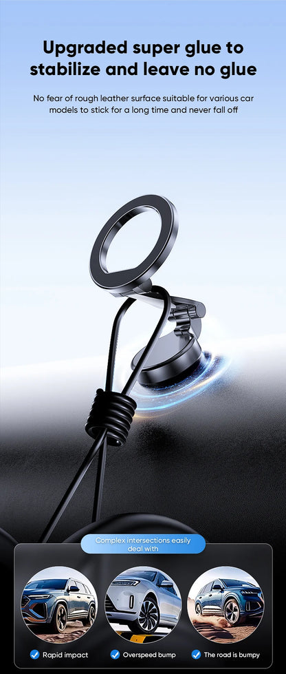 Magnetic Magsafe Car Phone Holder For Vehicles Mobile Support