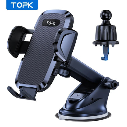 TOPK Car Phone Holder Phone Mount Car Suction Stand