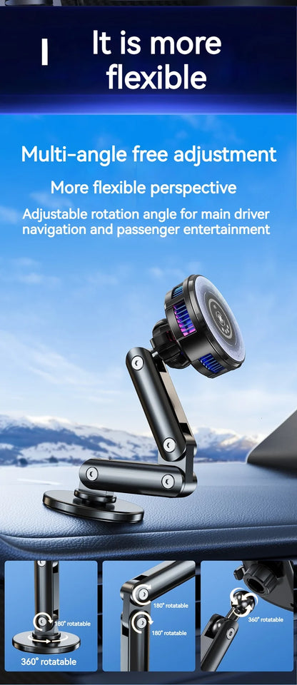 Universal Metal Car Magnetic Semiconductor Cooling Phone Holder