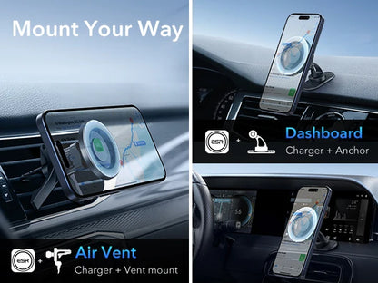 ESR for MagSafe Car Mount Dashboard Magnetic Phone Holder