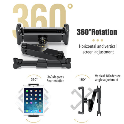 Car Headrest Tablet Holder Seat Back Phone Holder