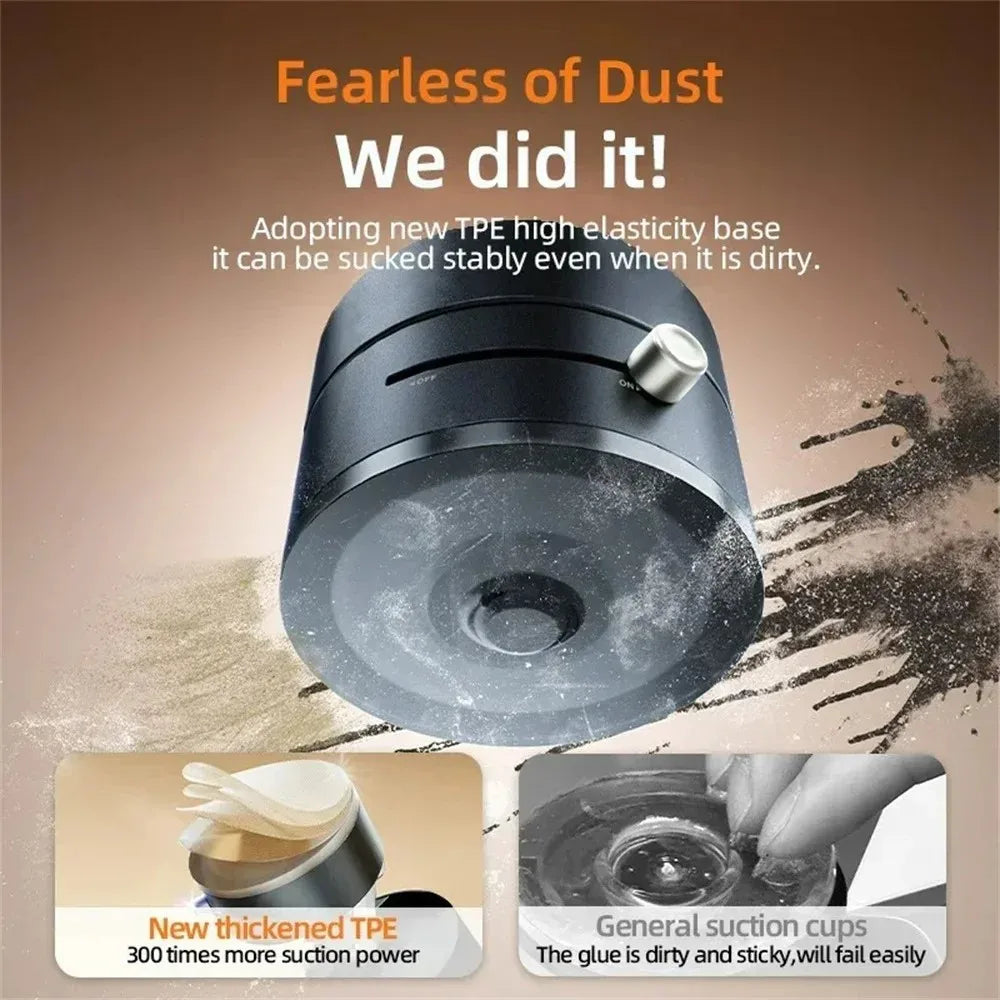 1PC Vacuum Magnetic Car Phone Mount 360 Rotating Suction Cup