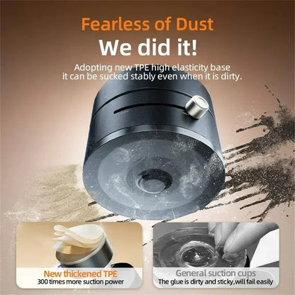 1PC Vacuum Magnetic Car Phone Mount 360 Rotating Suction Cup