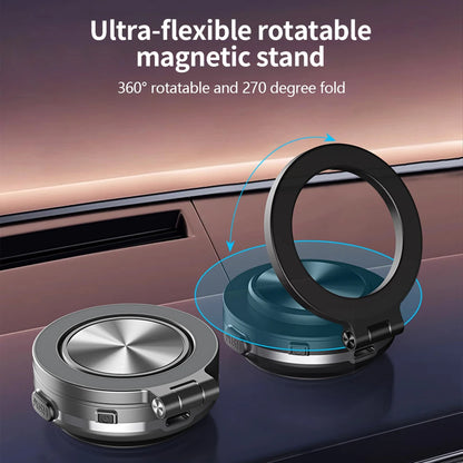 Car Phone Holder Magnetic Mount 360° Rotating Vacuum