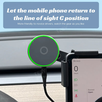 Car Phone Mount Holder 15W Magnetic Magsafe Wireless Charger