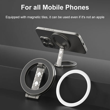 Double-Sided Magnetic Attraction Cell Phone Circular Holder