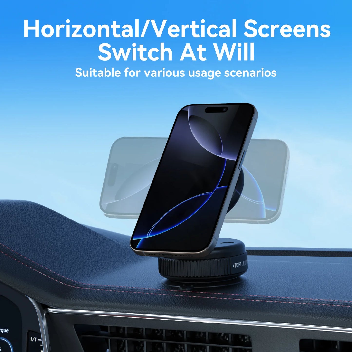 Model Powerful Vacuum Suction Mobile Phone Holder Extendable