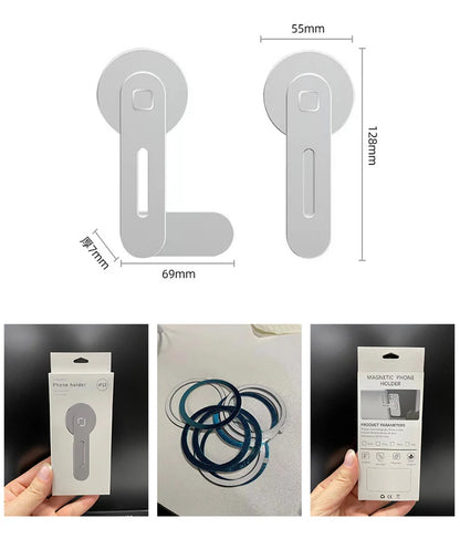Invisible Foldaway Car Phone Mount Holder 15W Magnetic