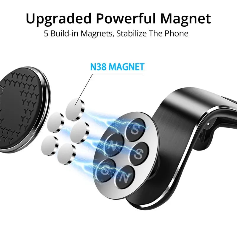 Magnetic Car Phone Holder Universal Air Vent Car Phone Mount
