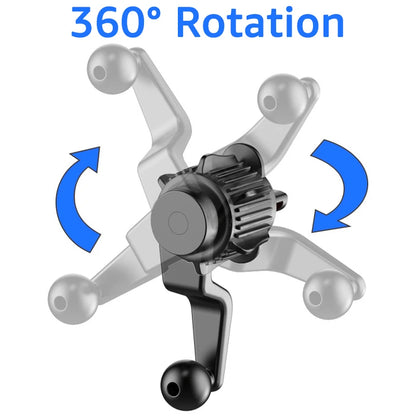 iBudim Universal Car Air Vent Hook Clip 17mm Ball Head Base