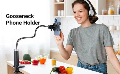 90cm Phone Holder Stand Lazy Bracket Headrest Bed 360