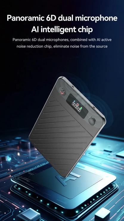 AI Voice Recorder with Display Screen 8-256GB Intelligent Translation