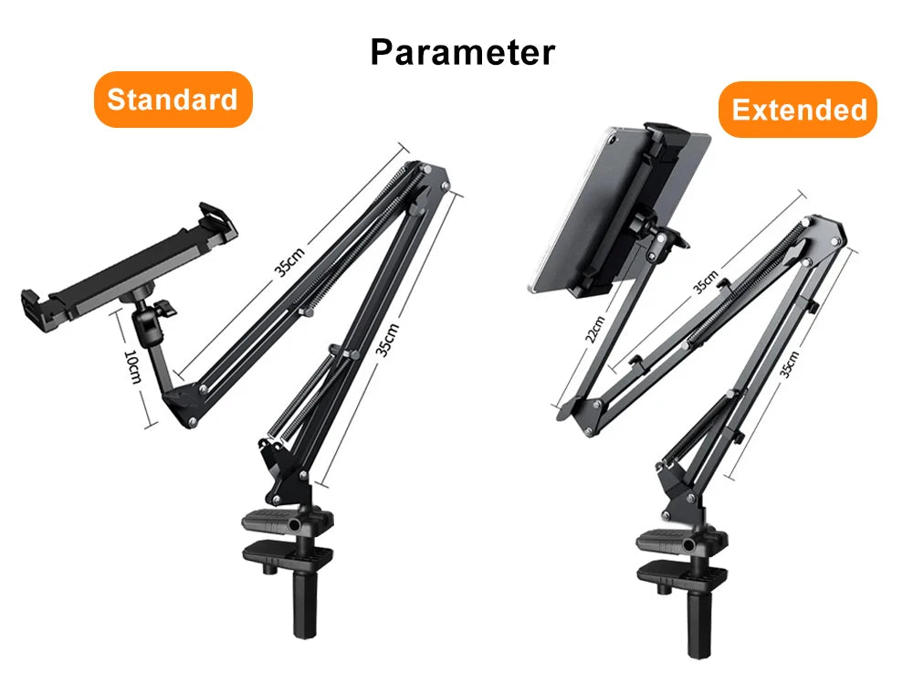 Tablet Stand Holder for Bed Rotatable Phone Stand Holder Long Arm