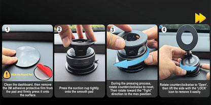 360° Foldable Vacuum Magnetic Phone Holder