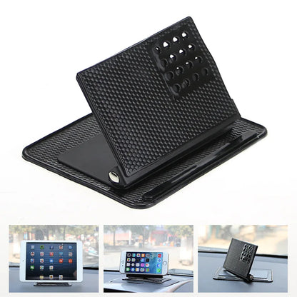 Car 360 Rotating Phone Holder Silicone Non-Slip Mat