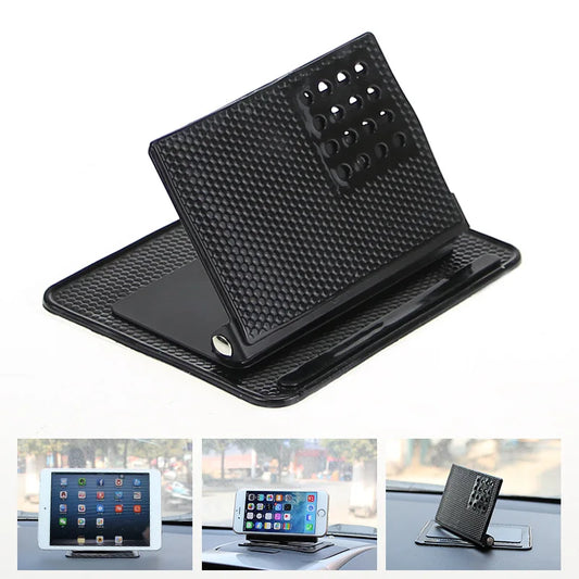 Car 360 Rotating Phone Holder Silicone Non-Slip Mat