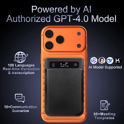 New Ultra-thin T8 Intelligent AI Voice Recorder Transcription