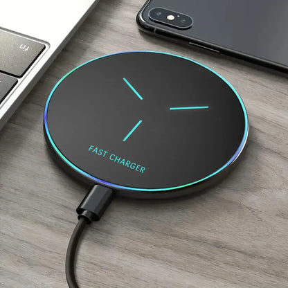 Wireless Charger Pad Chargers Induction Fast Charging Dock Station