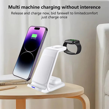 Universal 25W Fast Vertical Phone Stand Holder 3 in 1