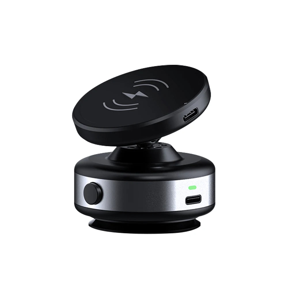 Car Phone Holder Magnetic Mount 360° Rotating Vacuum