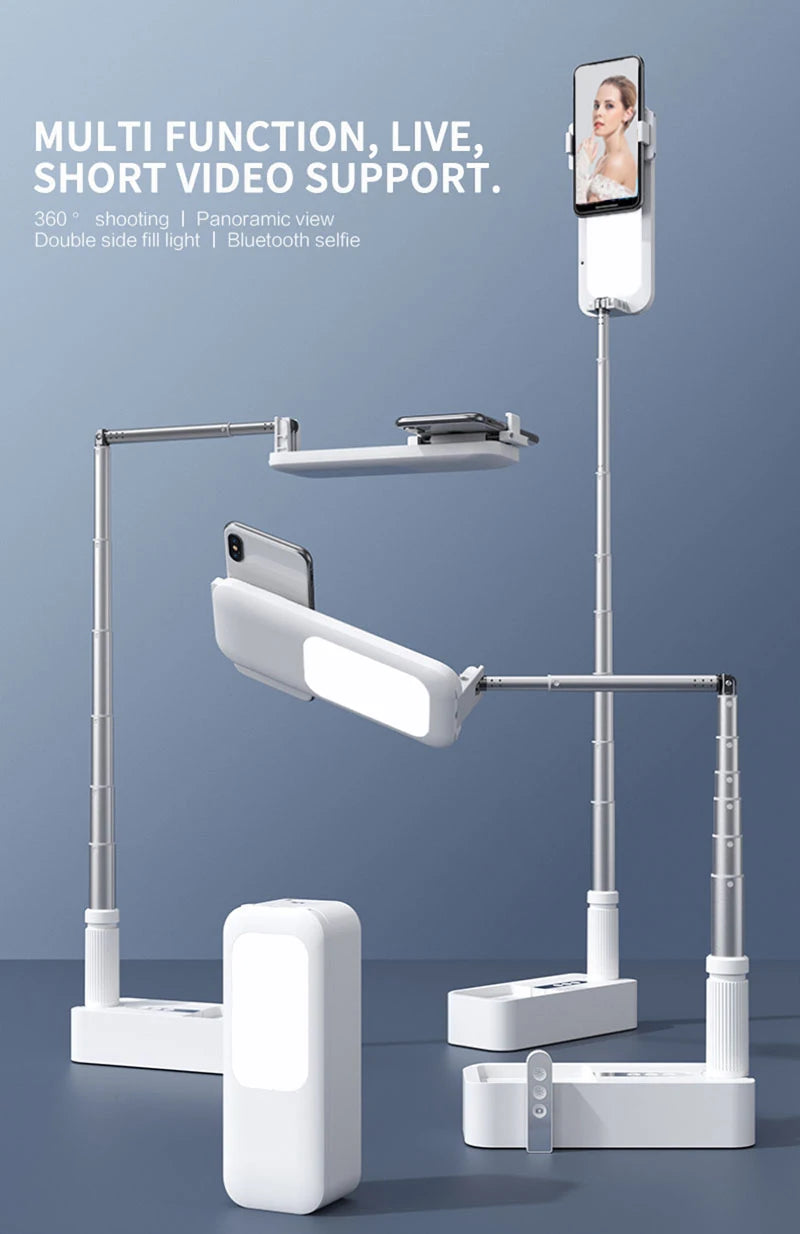 Phone Holder Lampe Selfie Fill Light Support Portable Pour Stand