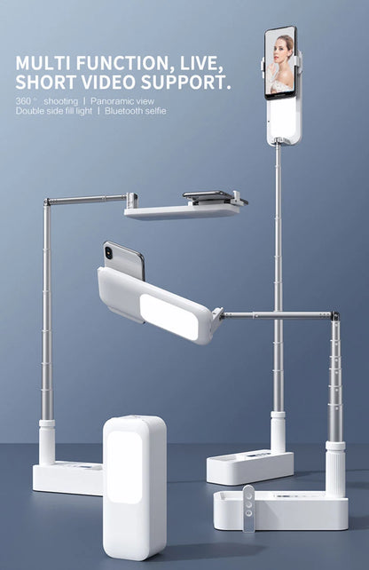 Phone Holder Lampe Selfie Fill Light Support Portable Pour Stand