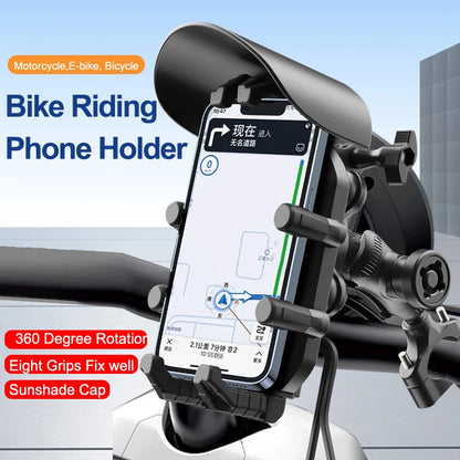 Fast Charger Stand Wireless Charging Shockproof Handlebar Mount
