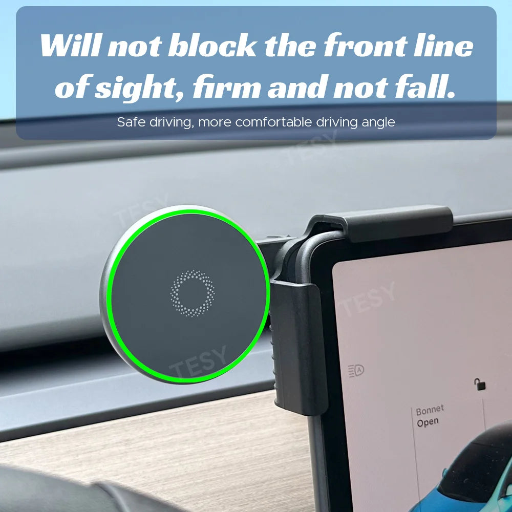 Car Phone Mount Holder 15W Magnetic Magsafe Wireless Charger
