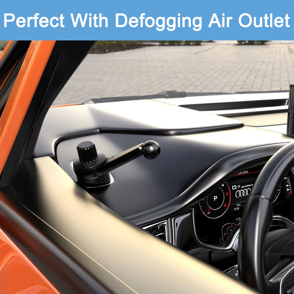 17mm Ball Head for Car Air Vent Mount Car Defogging Air Outlet Magnetic Car Mobile Phone Stand