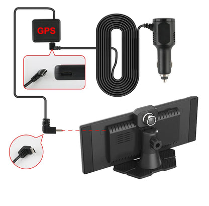 10/11.26 Inch 4K DVR Wireless CarPlay & Android Auto Dash Cam