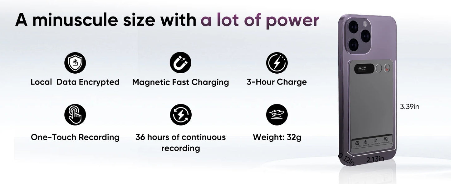 AI ChatGPT-4 Intelligent Voice Recorder App Control Recorder Summarize
