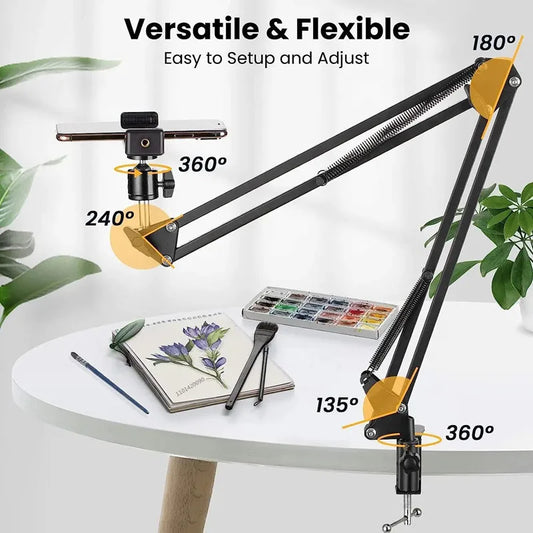 Flexible Arm Tripod For Phone Stand Table Folded Anchor