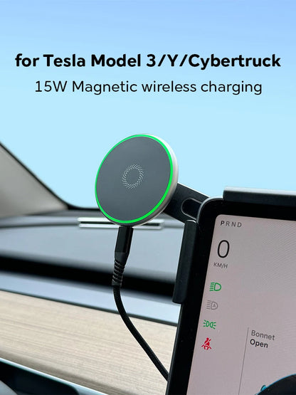 Car Phone Mount Holder 15W Magnetic Magsafe Wireless Charger