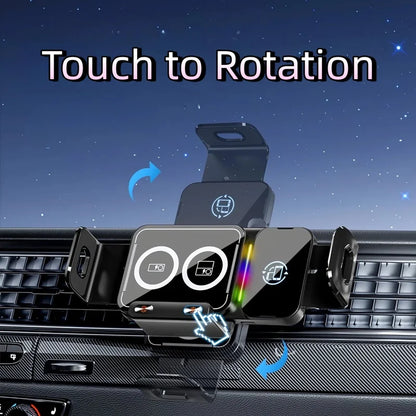 Universal Car Phone Wireless Charging Holder 360° Rotation Mount