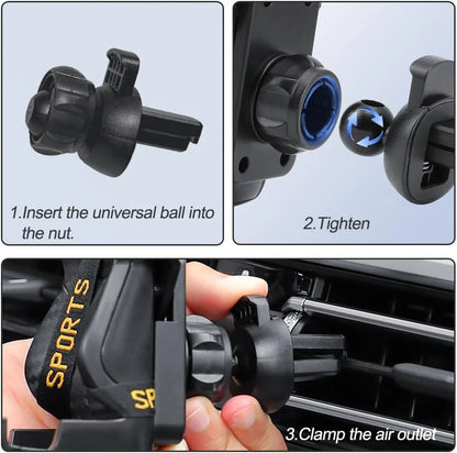 360 Carbon Fiber Racing Seat Shaped Car phone holder