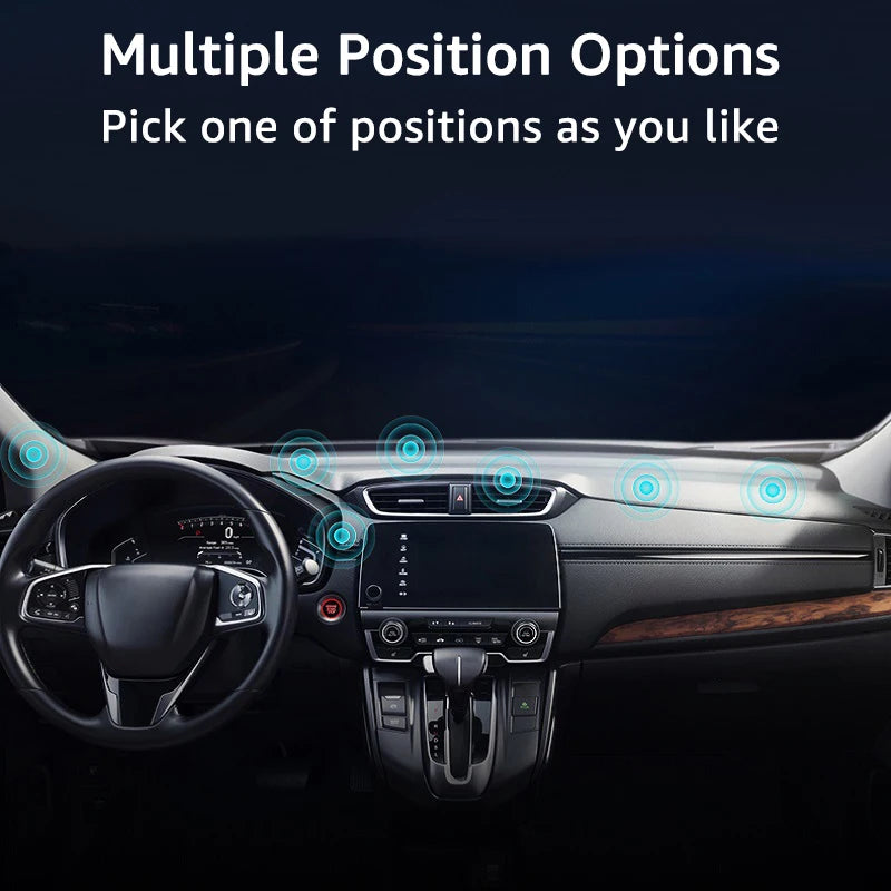 Magnetic Car Phone Holder Round Metal Strong Magnet GPS Bracket