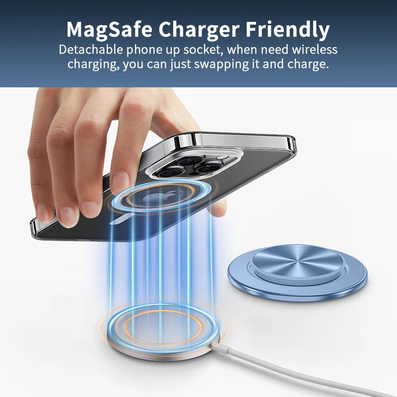 PopsoGrip For Magsafe Phone Grip Stand Holder Ring Stand