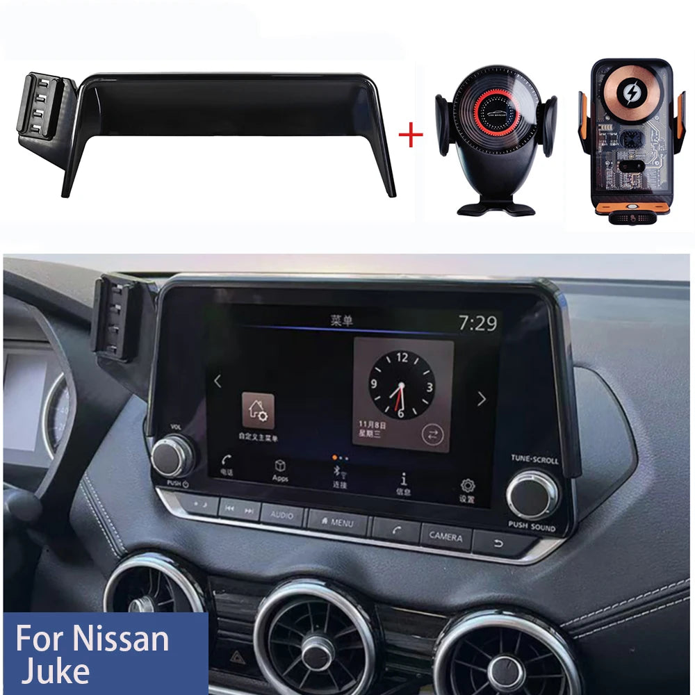 For Nissan Juke Car Phone Holder Screen Mount Base