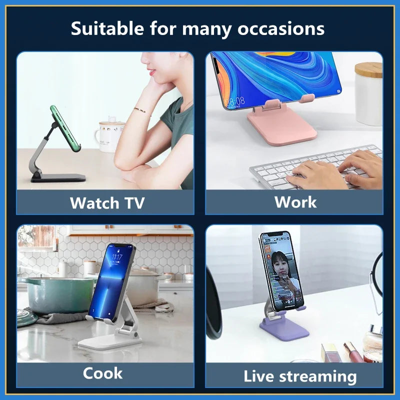 CMAOS ABS Foldable Desk Mobile Phone Holder