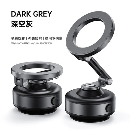 Magnetic Vacuum Adsorption Phone Car Holder Foldable