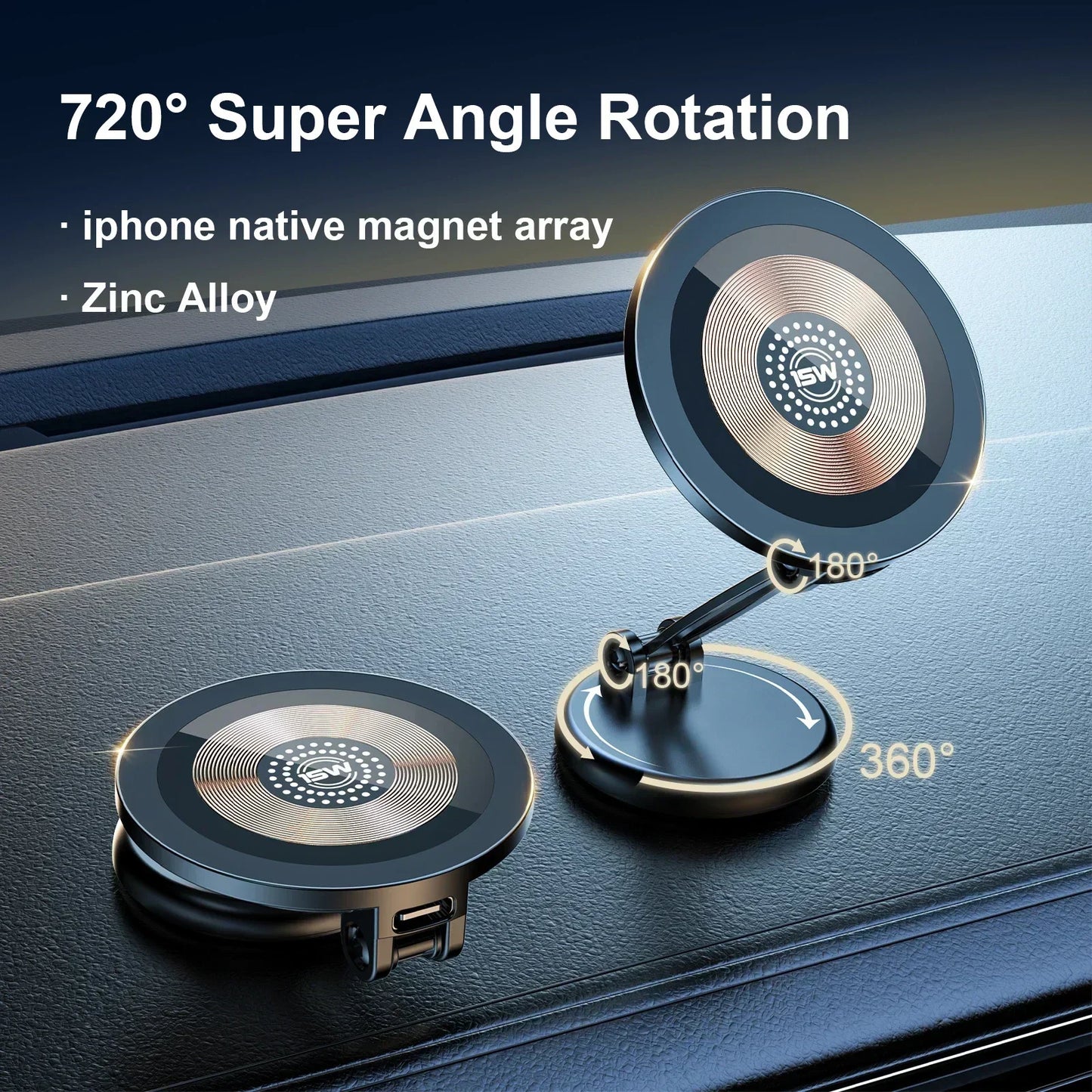 15W Magnetic Car Phone Holder Mobile Phone Car Holder