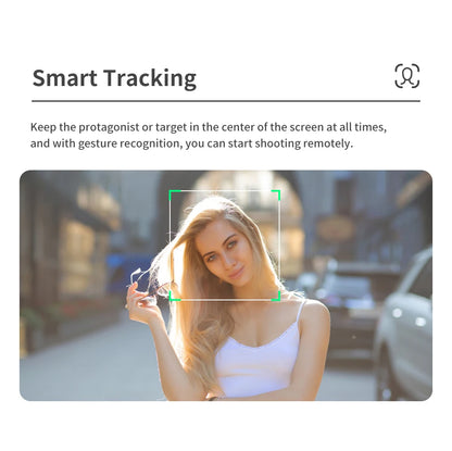 Bluetooth Smartphone Gimbal Stabilizer with Extendable Stick