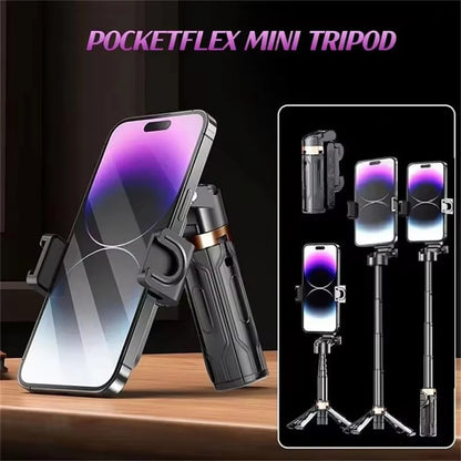 Mobile selfie stick handle tripod photography tool stabilizer