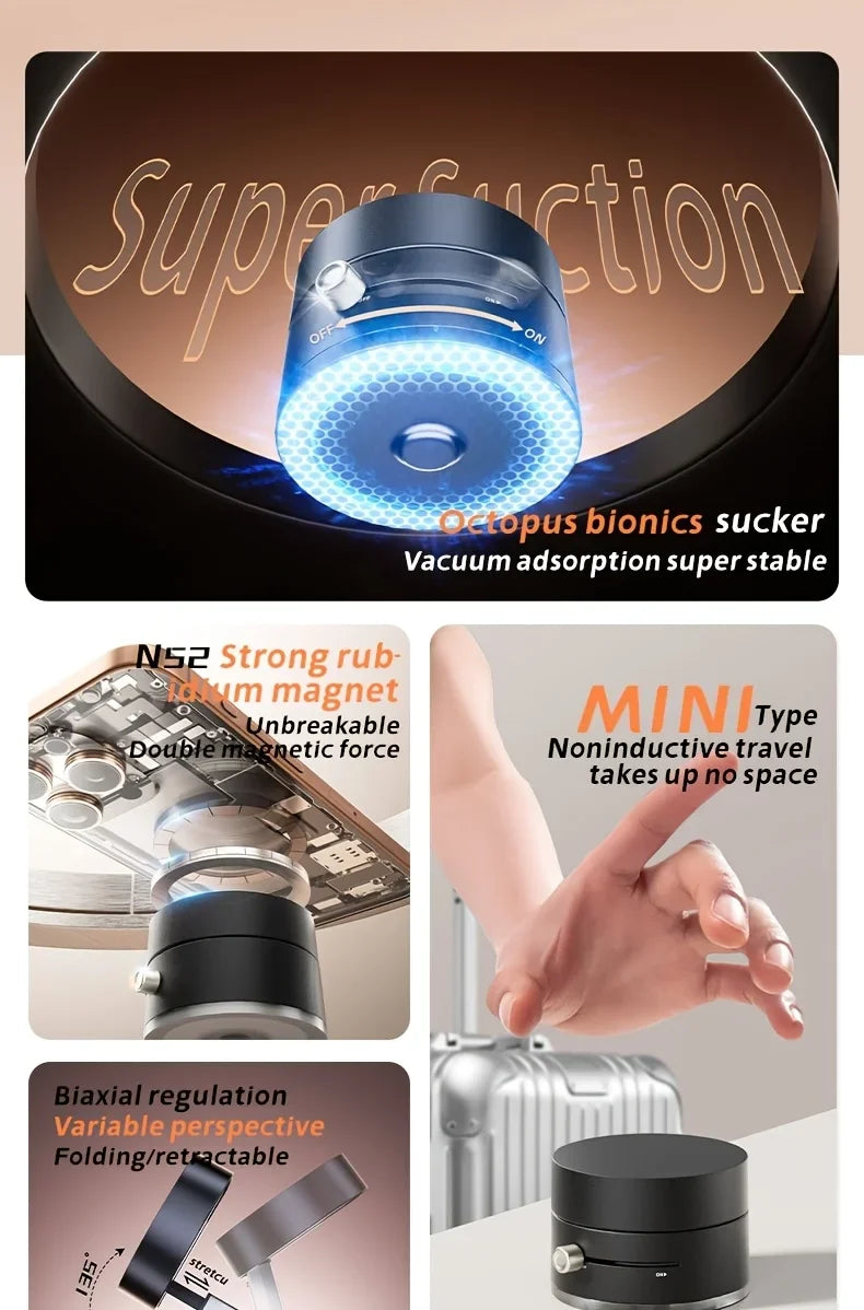 New Model 360-Degree Rotating Aluminum Alloy Magnetic