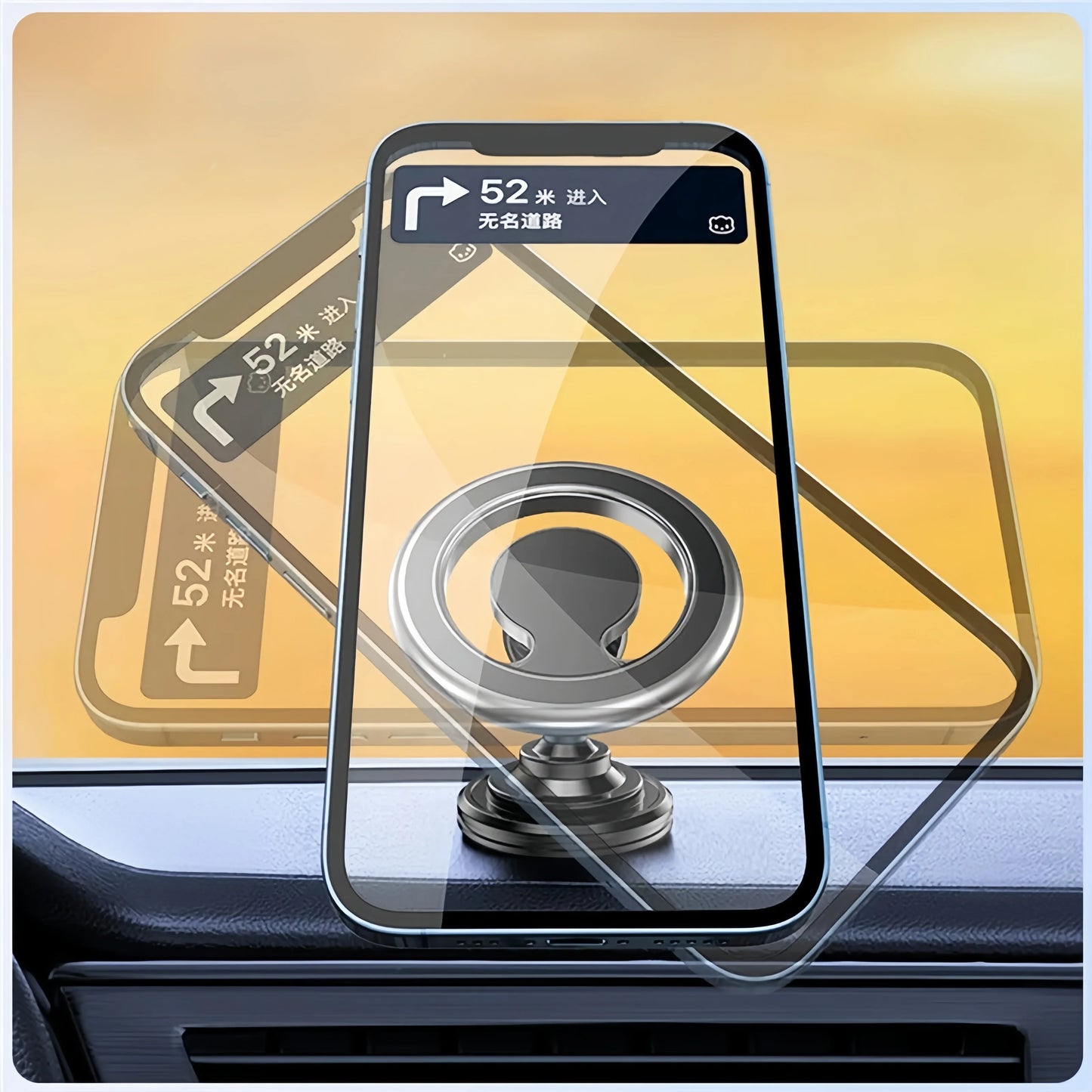 Magnetic Car Phone Holder Universal Air Vent/Dashboard Mount
