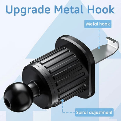 Car Air Vent Clip Mount 17mm Ball Head Base for Car